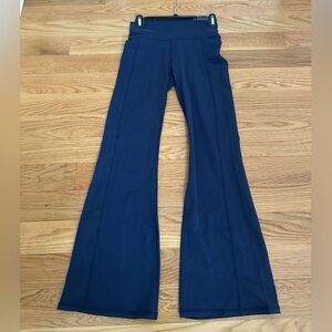 Fabletics PureLuxe Navy Flare Leggings